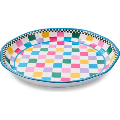 Mackenzie-childs Mackenzie Childs Jamboree Large Melamine Platter In Multi