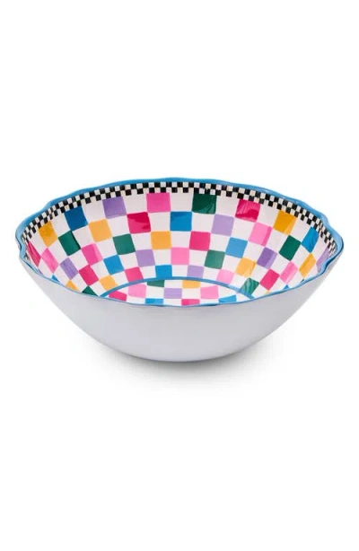 Mackenzie-childs Mackenzie Childs Jamboree Melamine Serving Bowl In Multi