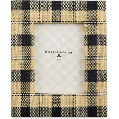 Mackenzie-childs Mackenzie Childs Mad For Plaid 5 X 7-inch Frame In Multi