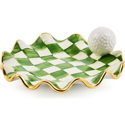 Mackenzie-childs Mackenzie Childs Putting Green Ceramic Dish