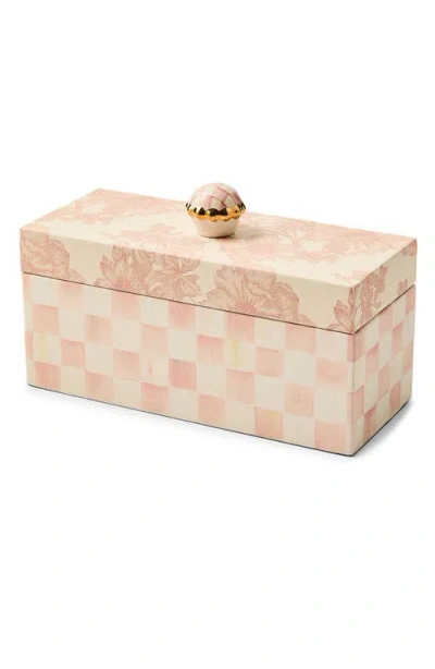 Mackenzie-childs Mackenzie Childs Rosy English Garden Box In Pink