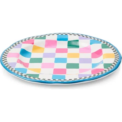 Mackenzie-childs Mackenzie Childs Set Of 4 Jamboree Melamine Salad Plates In Multi