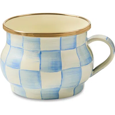 Mackenzie-childs Mackenzie Childs Sky Check Teacup In Blue