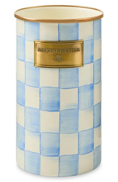 Mackenzie-childs Mackenzie Childs Sky Check Utensil Holder In Multi