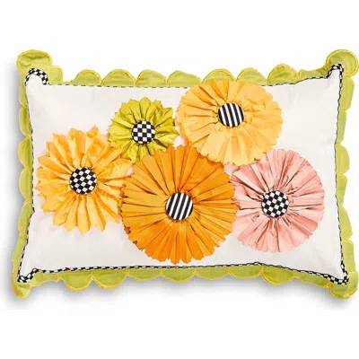 Mackenzie-childs Mackenzie Childs Spring Bouquet Lumbar Accent Pillow In Multi