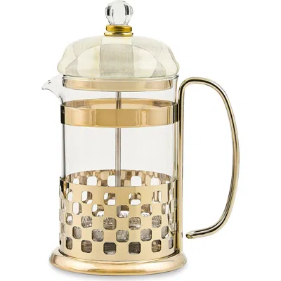 Mackenzie-childs Mackenzie Childs Sterling Check French Press In Multi