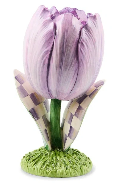 Mackenzie-childs Mackenzie Childs Tulip Trophy Figurine In Purple