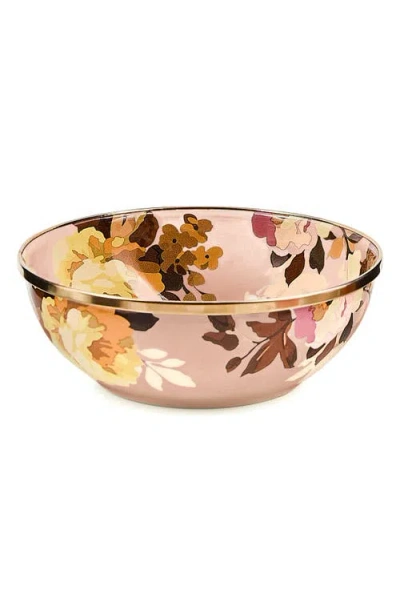 Mackenzie-childs Mackenzie Childs Wild Rose Mauve Everyday Bowl In Purple