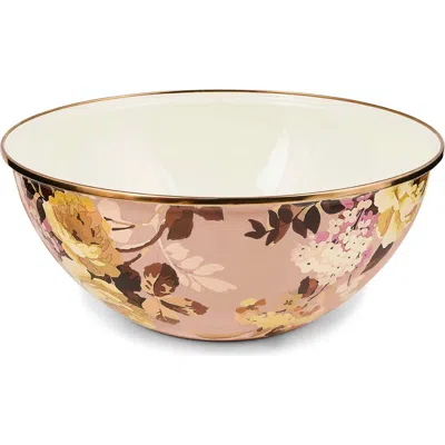 Mackenzie-childs Mackenzie Childs Wild Rose Mauve Everyday Bowl In Purple