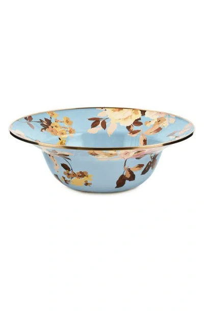 Mackenzie-childs Mackenzie Childs Wild Rose Slate Serving Bowl In Multi