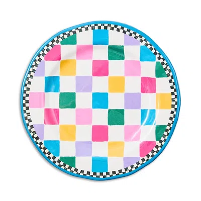 Mackenzie-childs Mackenzie-child Jamboree Salad Plate, Set Of 4 In Multi