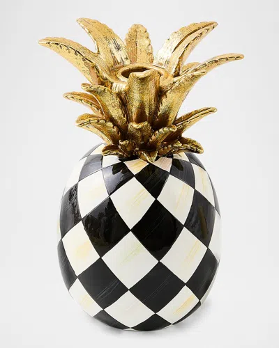 Mackenzie-childs Marquee Pineapple Candle Holder