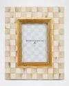 Mackenzie-childs Mocha Check Frame, 4" X 6"