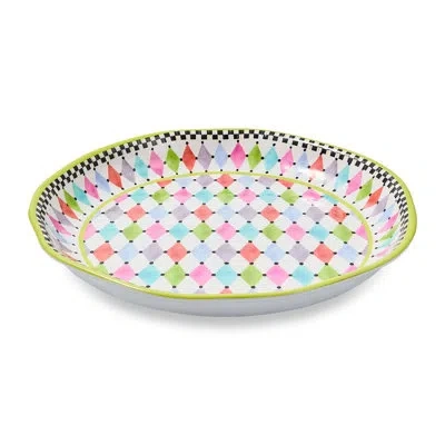 Mackenzie-childs Palm Springs Melamine Large Platter In Multi