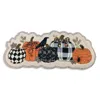 Mackenzie-childs Pumpkin And Crow Table Runner In Multi