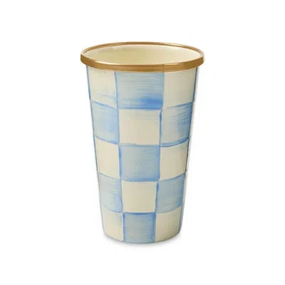 Mackenzie-childs Sky Check 10 Ounce Tumbler In Blue