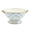 Mackenzie-childs Sky Check Everything Bowl In Blue