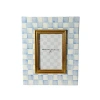 Mackenzie-childs Sky Check Frame In Blue