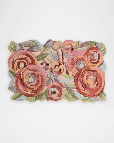 Mackenzie-childs Sonia & Apos;s Rose Rug, 2 & Apos; X 4 & Apos; In Orange