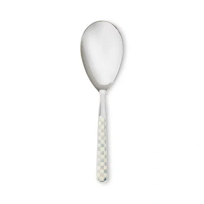 Mackenzie-childs Sterling Check Bistro Serving Spoon