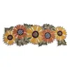 Mackenzie-childs Sunflower Beaded Table Runner In Multi