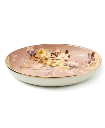 Mackenzie-childs Wild Rose Mauve Abundant Bowl