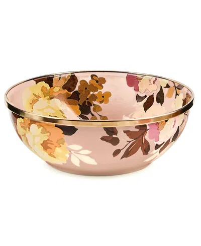 Mackenzie-childs Wild Rose Mauve Everyday Bowl