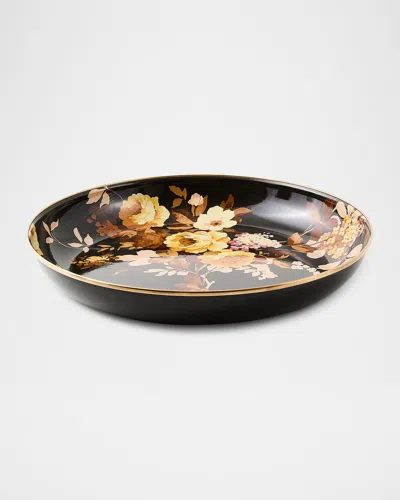 Mackenzie-childs Wild Rose Mocha Abundant Bowl