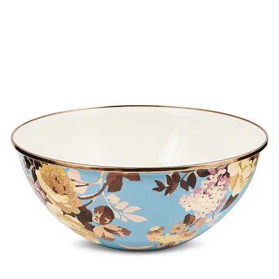 Mackenzie-childs Mackenzie Childs Wild Rose Slate Large Everyday Bowl In Multi