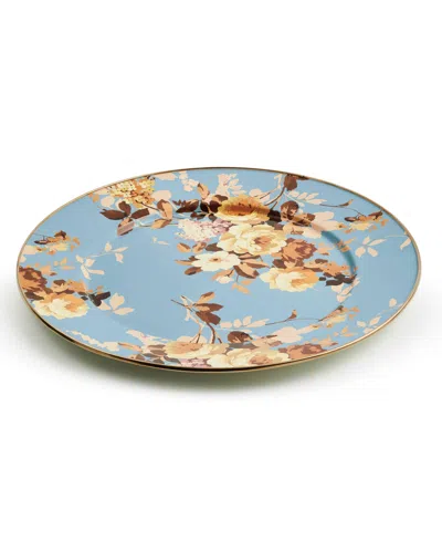 Mackenzie-childs Wild Rose Slate Serving Platter In Multi