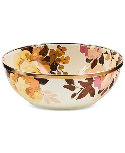 Mackenzie-childs Wild Rose White Small Everyday Bowl, 40-oz.