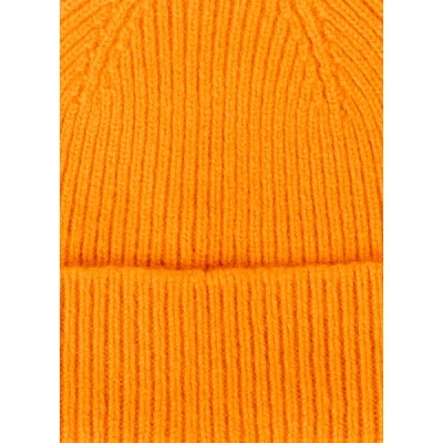 Mackie Bonnet Barra En Laine In Orange