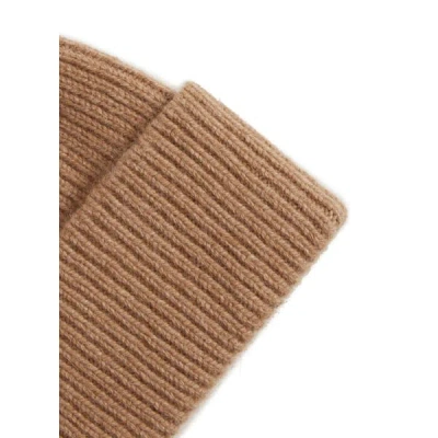 Mackie Wool Beanie In Brown