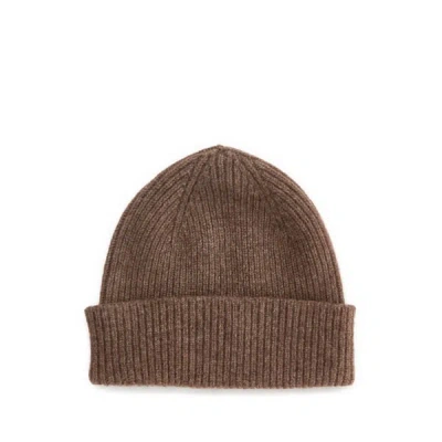 Mackie Logo Beanie In Brown