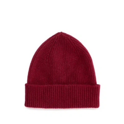 Mackie Logo Beanie In Burgundy
