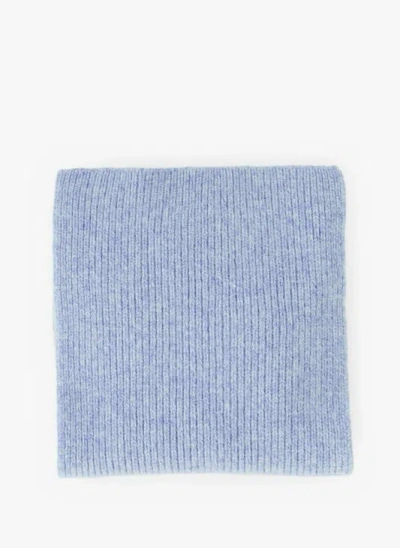 Mackie Echarpe En Laine Et Angora In Blue