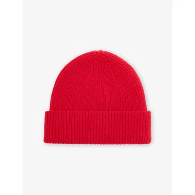 Mackie Mens Clyde Wool Beanie Dubonnet 110
