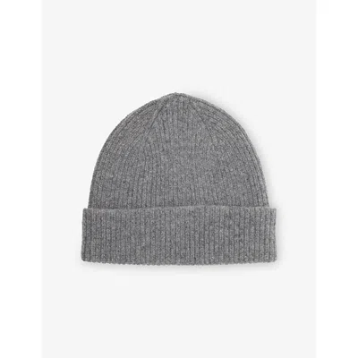 Mackie Mens Clyde Wool Beanie Grey Mix 3