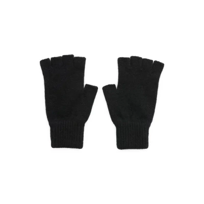 Mackie Wool Mittens In Black