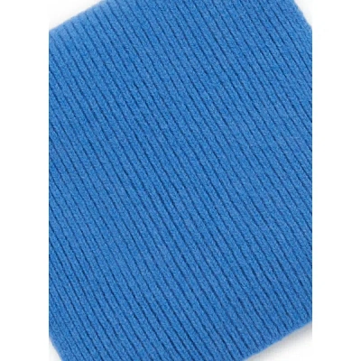 Mackie Wool Scarf In Blue