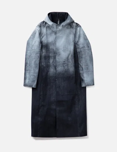 Mackintosh Alyx Trench Coat In Blue
