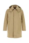 Mackintosh Beige Cotton Cambridge Jacket In Beige