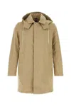Mackintosh Cambridge Bonded Cotton Trench Coat In Fawn