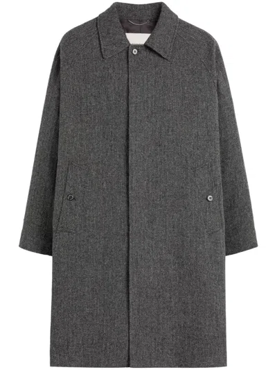 Mackintosh Belford Wool Coat In Grey