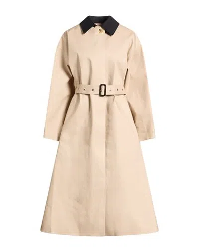 Mackintosh Belted Bowland Lr-1058 Woman Overcoat & Trench Coat Beige Size 2 Cotton In Pink