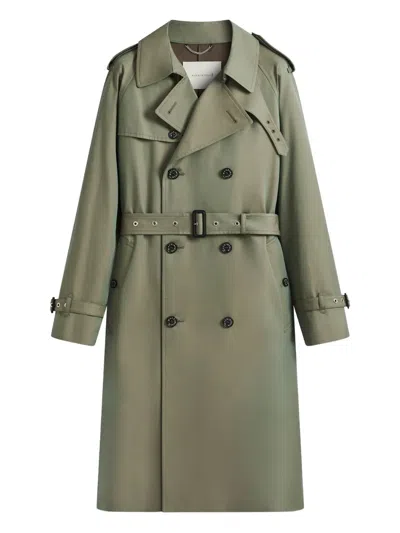 Mackintosh Blanfield Trench Coat In Green