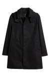 Mackintosh Cambridge Waterproof Hooded Raincoat In Black