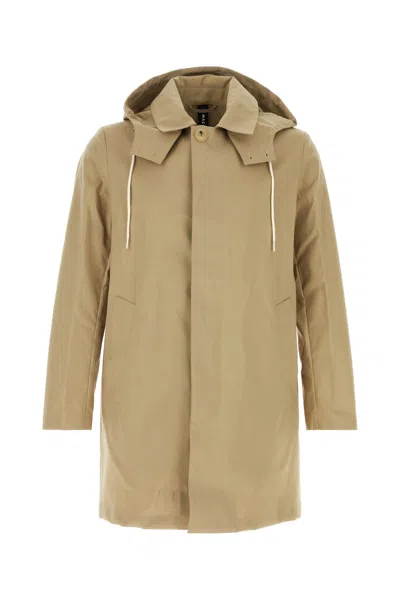 MACKINTOSH MACKINTOSH BEIGE COTTON CAMBRIDGE RAINCOAT
