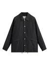 Mackintosh Carron Button-up Jacket In Black