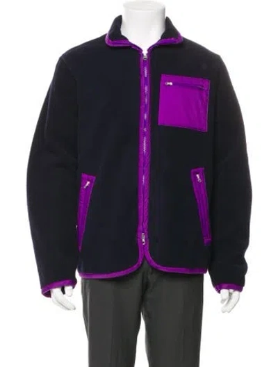 Pre-owned Mackintosh Colorblock Pattern Jacket W/ Tags In Blue